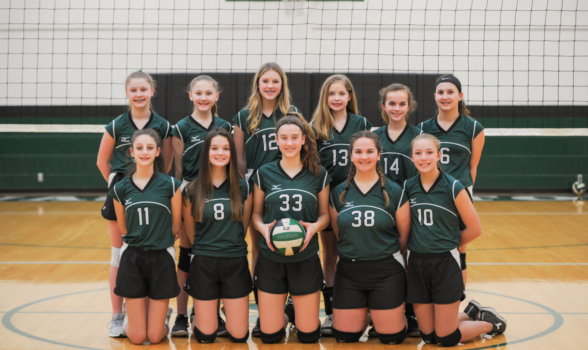 Volleyball 8th Grade Team