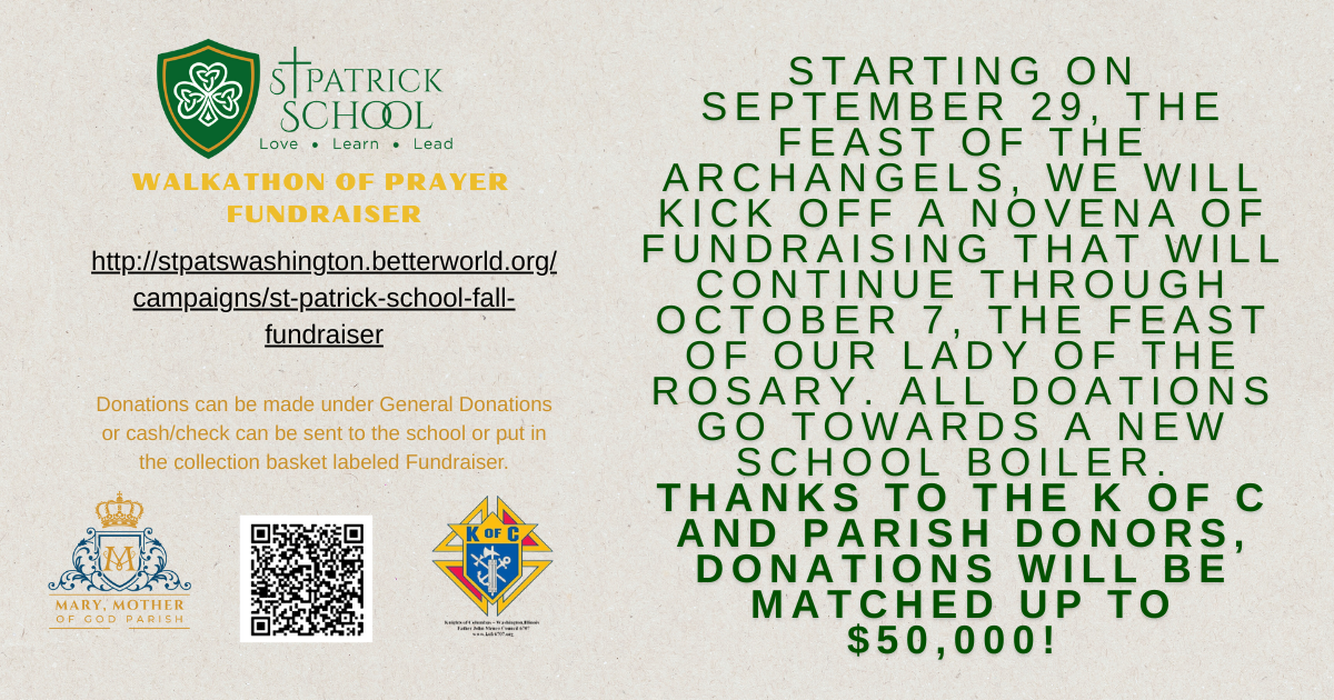 Walkathon Of Prayer Fundraiser Facebook Post 1